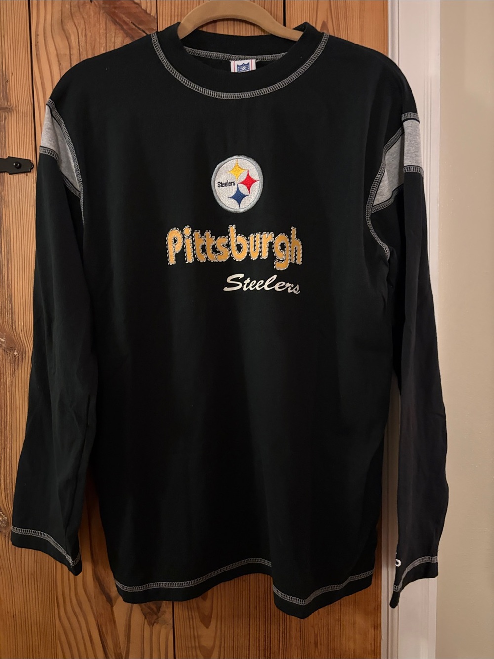 Pittsburgh Steelers Men's Black Long Sleeve Tee
